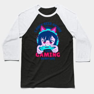 Gaming and Anime Baseball T-Shirt